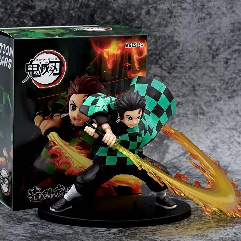 Аниме фигурка Клинок рассекающий демонов, Demon Slayer Tanjiro,Танджиро, 15 см (BDD 0108)