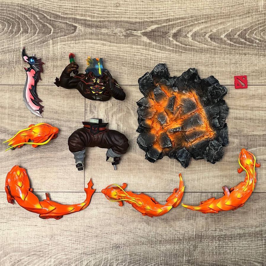 Фигурка из игры DOTA 2 Juggernaut Джаггернаут, статуэтка фанатская версия без коробки, 20 см (DOTA 0035)