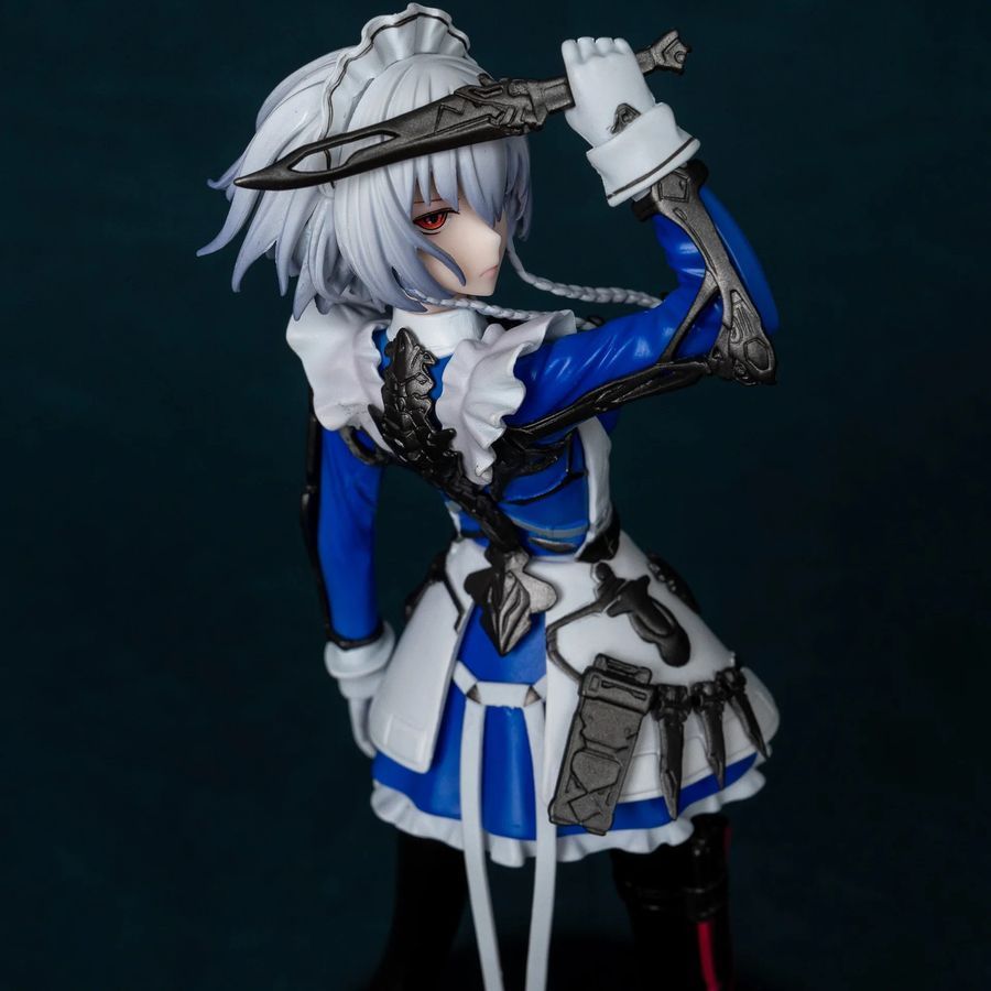 Аніме фігурка з гри Touhou 6 Sakuya Izayoi, покоївка Сакуя Ідзайой, 24 см (TOHU 0003)