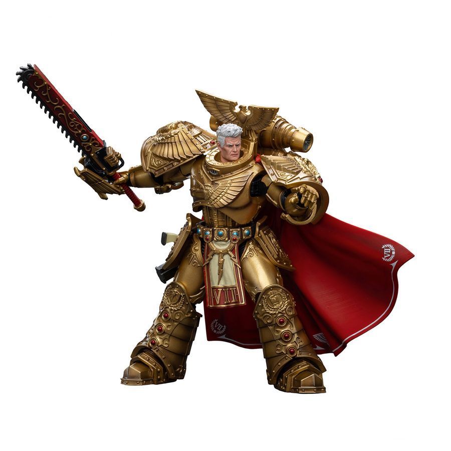 Фигурка из игры Warhammer 40k, Имперские Кулаки Рогал Дорн, примарх Vll-го легиона, JOYTOY, подвижная, 18 см (WHR 0060)