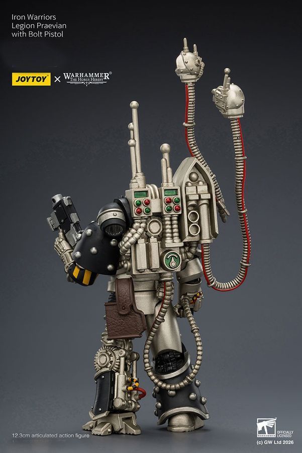 Фигурка Warhammer 40k, Железные Воины, Превиан с болт-пистолетом, JOYTOY, подвижная, 12,3 см (WHR 0240)