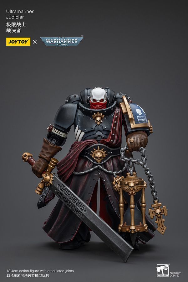 Фігурка з гри Warhammer 40k, Суддя Ультрамаринів, JOYTOY, рухома, 12,4 см (WHR 0018)