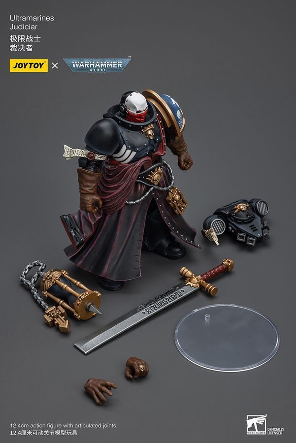 Фігурка з гри Warhammer 40k, Суддя Ультрамаринів, JOYTOY, рухома, 12,4 см (WHR 0018)