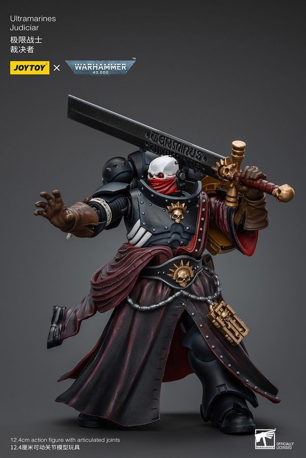 Фігурка з гри Warhammer 40k, Суддя Ультрамаринів, JOYTOY, рухома, 12,4 см (WHR 0018)