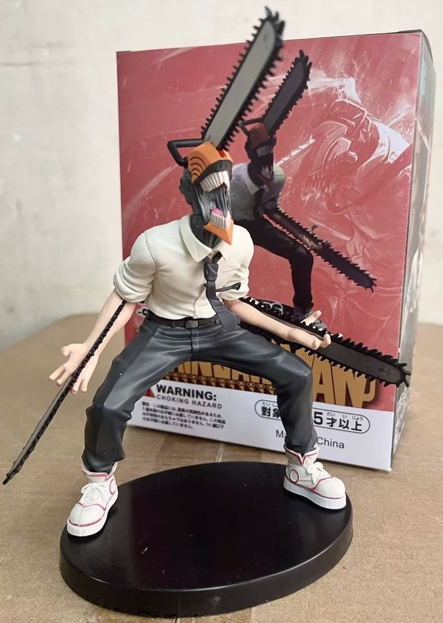 Аніме фігурка Людина-Бензопила Chainsaw Man Denji, Денджи, не рухома, 18 см (CHM 0001)