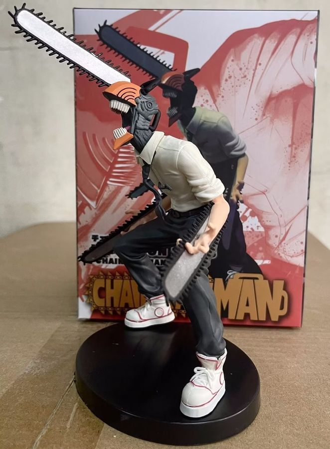Аніме фігурка Людина-Бензопила Chainsaw Man Denji, Денджи, не рухома, 18 см (CHM 0001)