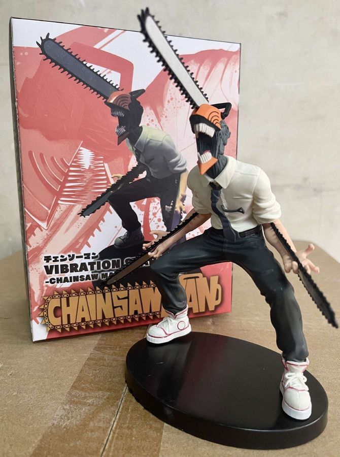Аніме фігурка Людина-Бензопила Chainsaw Man Denji, Денджи, не рухома, 18 см (CHM 0001)