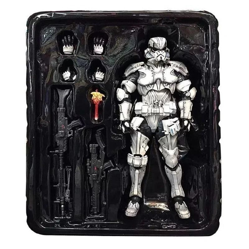Фигурка из Star Wars Звездные войны Штурмовик Stormtrooper, подвижная, 26 см (STWR 0003)