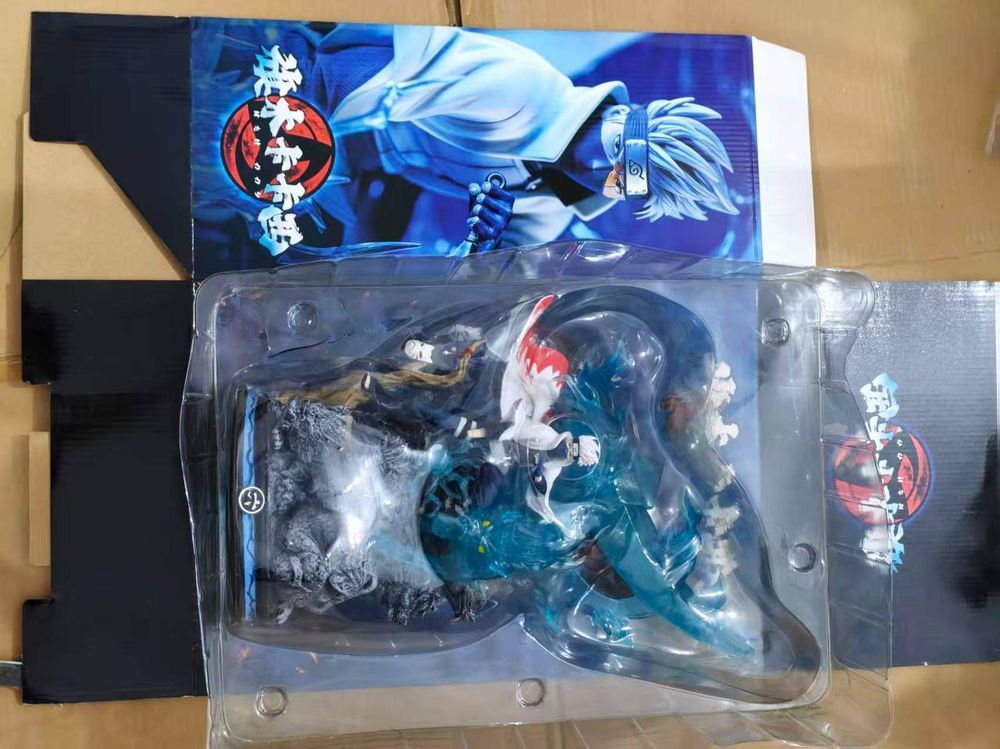 Аніме фігурка Naruto Наруто Hatake Kakashi Хатаке Какаші та Нінкени, 37 см з підсвічуванням (NAR 0093)