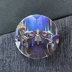 Значок аниме Повелитель Overlord, диаметр 58 мм (ZNOVE 0011)