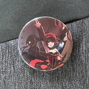 Значок аниме Рандеву с жизнью Date a Live, диаметр 58 мм (ZNDAL 0016)