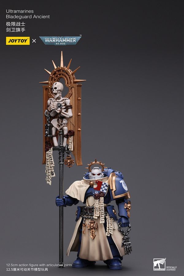 Фігурка з гри Warhammer 40k, Стародавній клинок Ультрамаринів, JOYTOY, рухома, 12,4 см (WHR 0019)
