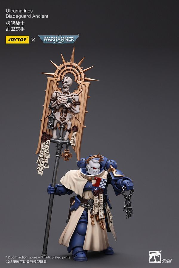 Фігурка з гри Warhammer 40k, Стародавній клинок Ультрамаринів, JOYTOY, рухома, 12,4 см (WHR 0019)