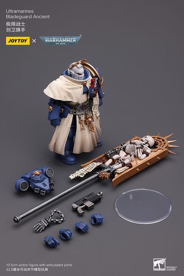 Фігурка з гри Warhammer 40k, Стародавній клинок Ультрамаринів, JOYTOY, рухома, 12,4 см (WHR 0019)