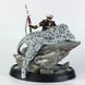 Аніме фігурка One Piece Ван пис Trafalgar Law, Трафальгар Ло і сніговий барс, 30 см (OP 0160)