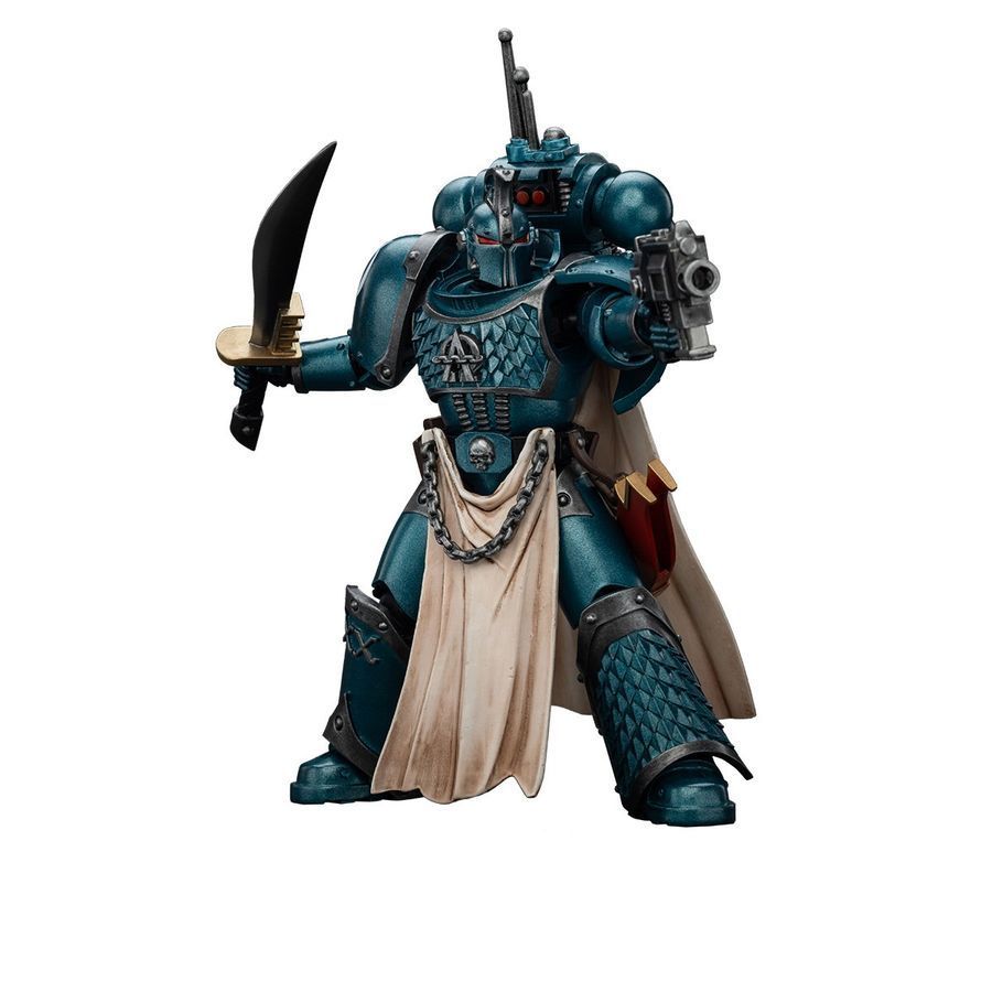 Фігурка з гри Warhammer 40k, Легіон Альфа Претор Легіону з силовим мечем, JOYTOY, рухома, 12,6 см (WHR 0147)
