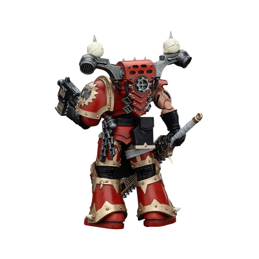 Фигурка из игры Warhammer 40k, Пожиратели Миров Эвисцератор с Цепным Мечом, JOYTOY, подвижная, 12,6 см (WHR 0163)