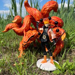 Аніме фігурка Naruto, Наруто Uzumaki Naruto Kurama Узимаку Наруто і Дев'ятихвостий, 31 см (NAR 0045)