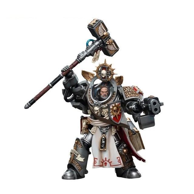 Фигурка из игры Warhammer 40k Великий Магистр Серых Рыцарей Волдус JOYTOY, подвижная, 12,8 см (WHR 0062)
