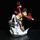 Аниме фигурка One Piece Ван Пис Luffy Мугивара Луффи с декорированной подставкой, 18см (OP 0066)