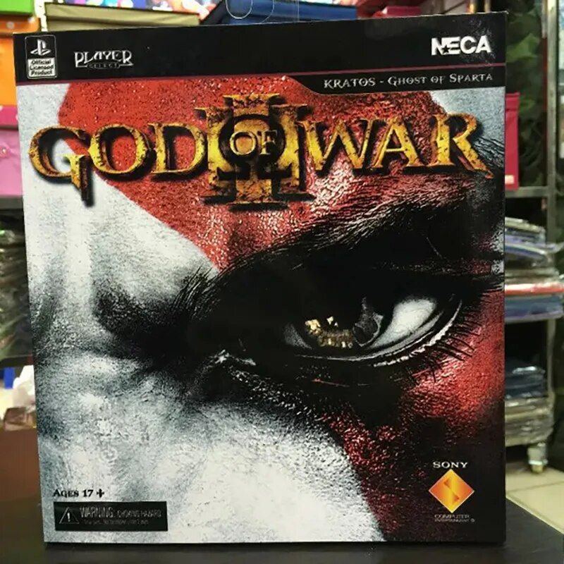 Фігурка з гри God of War, Бог війни, Кратос, рухома 18 см (GW 0012)