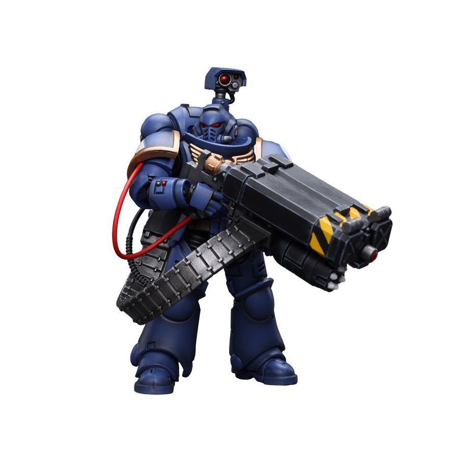 Фигурка из игры Warhammer 40k, Ультрамарины, Десантник пустыни, Суперкрак, JOYTOY, подвижная, 12,1 см (WHR 0020)