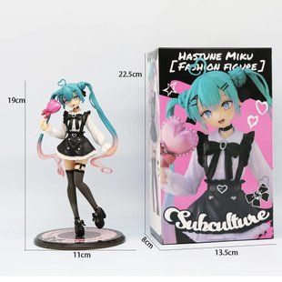 Аниме фигурка Vocaloid Вокалоид Miku Hatsune Хацунэ Мику с сердечком на палочке, 19 см (VOC 0026)