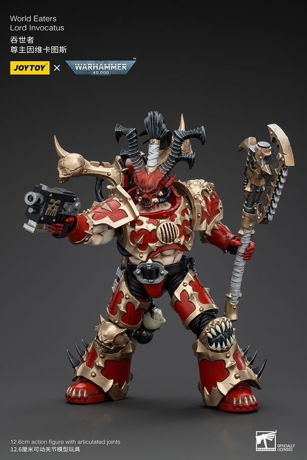 Фігурка з гри Warhammer 40k, Лорд Пожирачів Світів Інвокатус, JOYTOY, рухома, 16,5 см (WHR 0149)