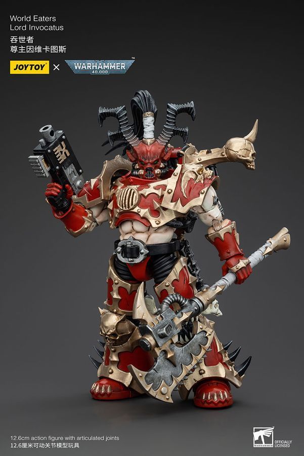 Фігурка з гри Warhammer 40k, Лорд Пожирачів Світів Інвокатус, JOYTOY, рухома, 16,5 см (WHR 0149)