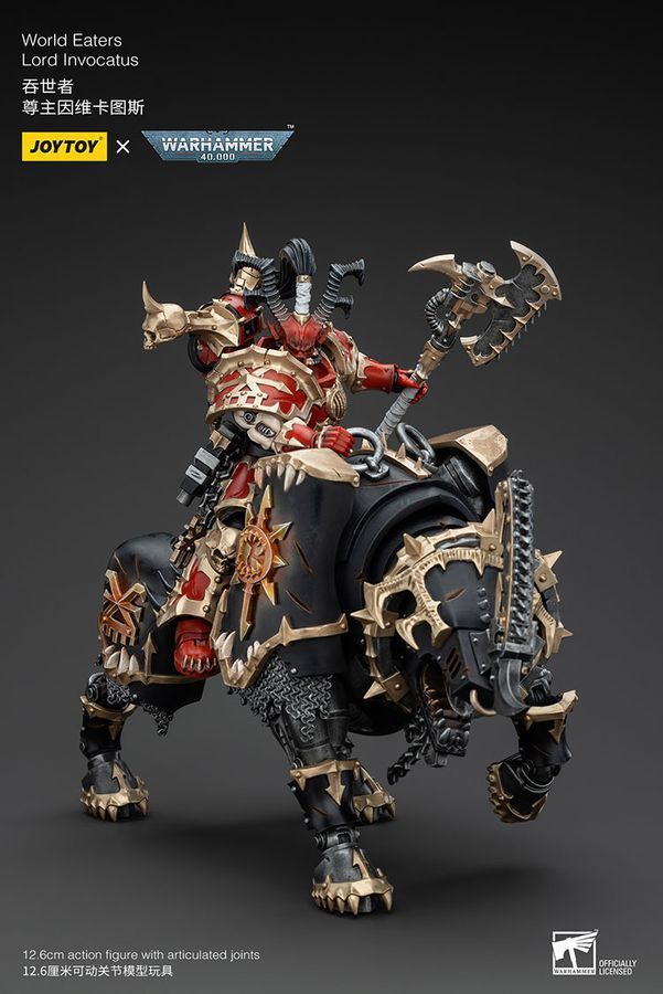 Фігурка з гри Warhammer 40k, Лорд Пожирачів Світів Інвокатус, JOYTOY, рухома, 16,5 см (WHR 0149)