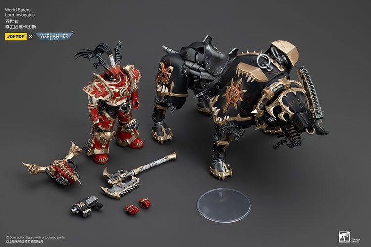 Фігурка з гри Warhammer 40k, Лорд Пожирачів Світів Інвокатус, JOYTOY, рухома, 16,5 см (WHR 0149)