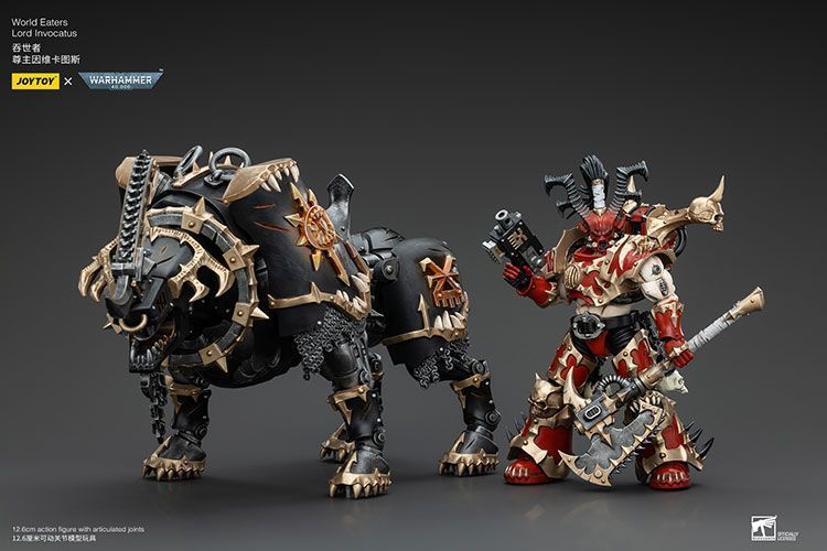 Фігурка з гри Warhammer 40k, Лорд Пожирачів Світів Інвокатус, JOYTOY, рухома, 16,5 см (WHR 0149)