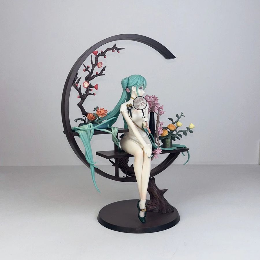 Аніме фігурка Vocaloid Вокалоїд Miku Hatsune Хацуне Міку з декорованою підставкою, 25 см (VOC 0054)