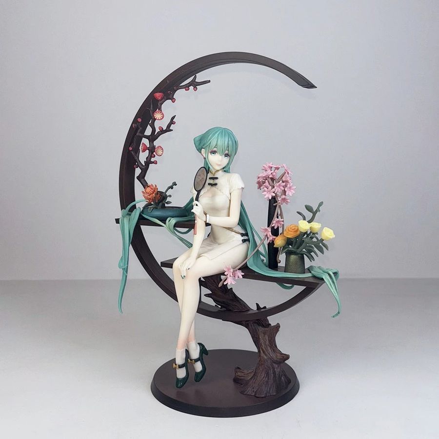 Аніме фігурка Vocaloid Вокалоїд Miku Hatsune Хацуне Міку з декорованою підставкою, 25 см (VOC 0054)