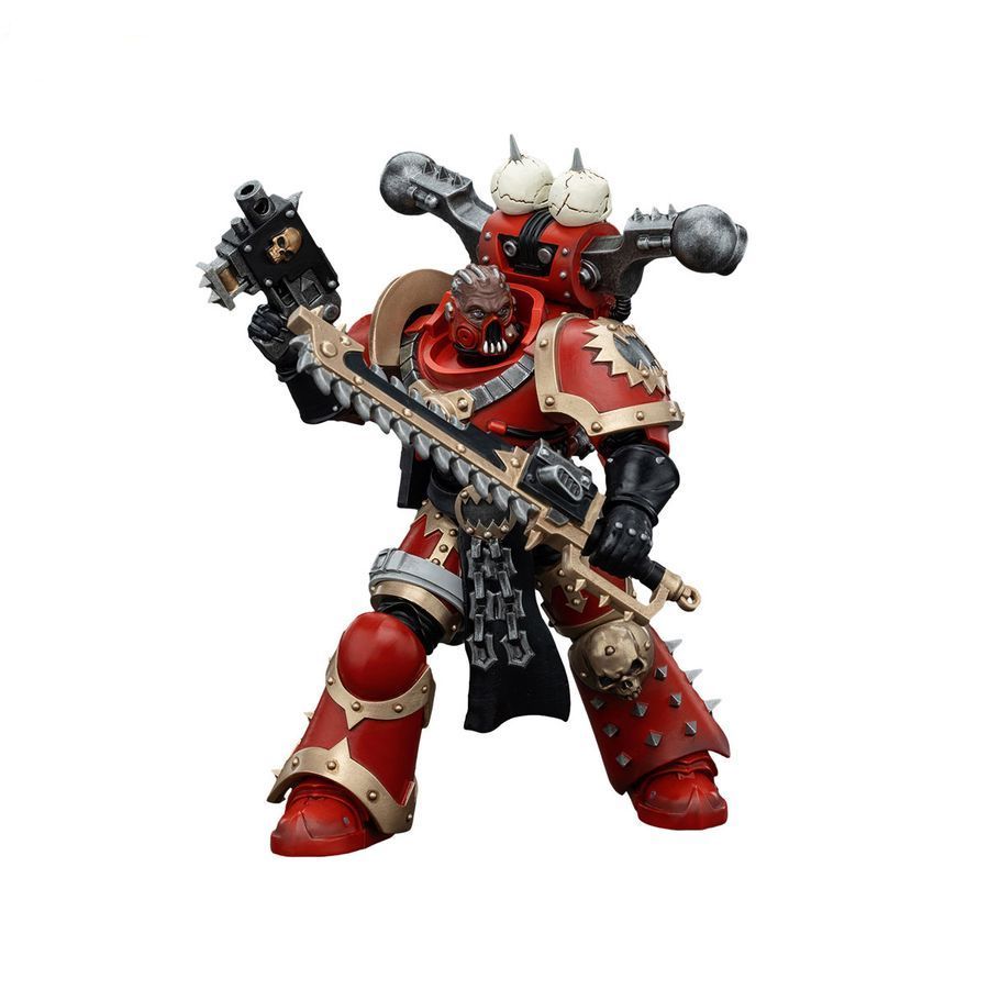 Фігурка з гри Warhammer 40k, Берсерк Пожирачі Світів Кхорн версія 7, JOYTOY, рухлива, 12,6 см (WHR 0165)