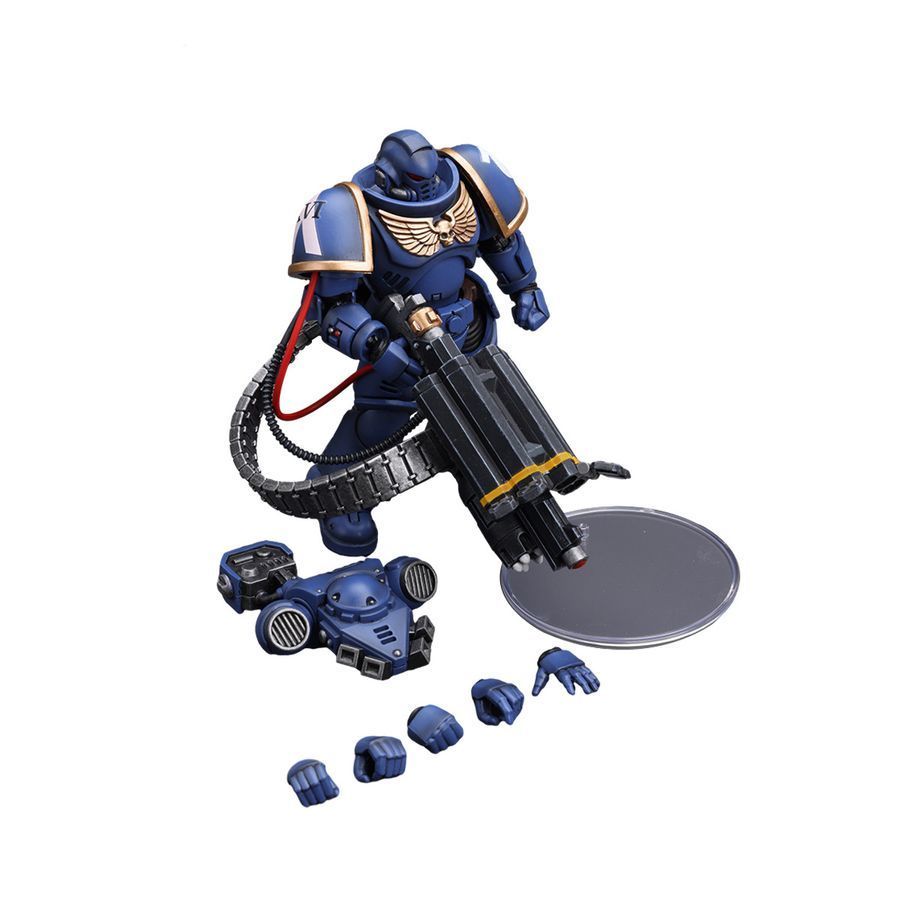 Фігурка з гри Warhammer 40k, Ультрамарини, Десантник пустелі, Суперфраг, JOYTOY, рухома, 12,1 см (WHR 0021)
